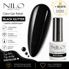 Lakier Hybrydowy Black Glitter – NILO no.102